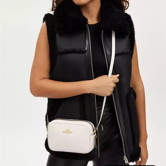 Coach Mini Jamie Camera Bag in Gold/Chalk - Picture 2 of 12